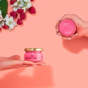 raspberry foaming scrub 100ml